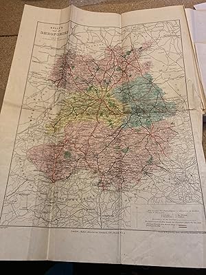 KELLY'S DIRECTORY OF SHROPSHIRE 1926 ( WITH COLOURED MAP)