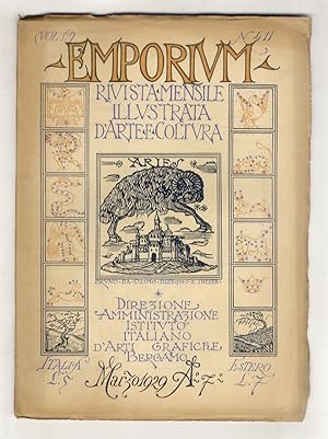 EMPORIUM. Rivista mensile illustrata d'arte e di cultura. Vol. LXIX. N. 411. Marzo 1929 - A. VII.