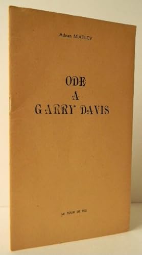 ODE A GARRY DAVIS.