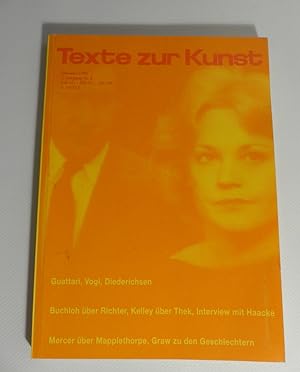Texte zur Kunst. Dezember 1992, 2. Jahrgang Nr. 8. Guattari, Vogl, Diederichsen. Buchloh über Ric...
