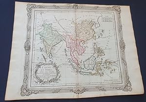 Atlas Brion de La Tour / Desnos - Carte de la Chine et Indes avec les Isles -1772