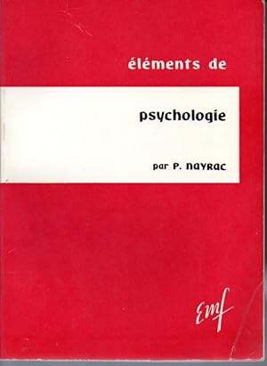 Eléments de psychologie