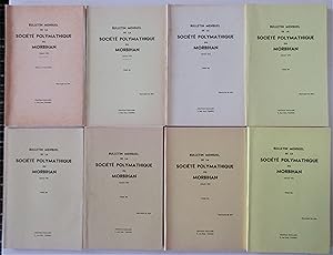 Bulletin de la Société Polymathique du Morbihan : 8 volumes de 1973 à 1981 [ Tomes 100 à 106 + 10...