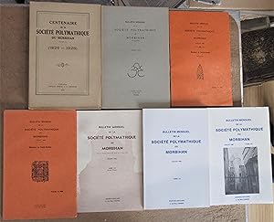 Centenaire de la Société Polymathique du Morbihan (1826-1926) + 6 volumes du Bulletin de la Socié...