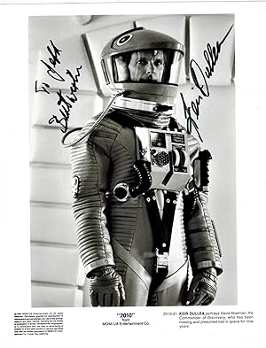 SIGNED AND INSCRIBED Publicity Photograph of Keir Dullea as David Bowman in the Film "2010: (The ...