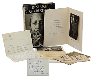 In Search of Greatness: Reflections of Yousuf Karsh (with signed Christmas card)