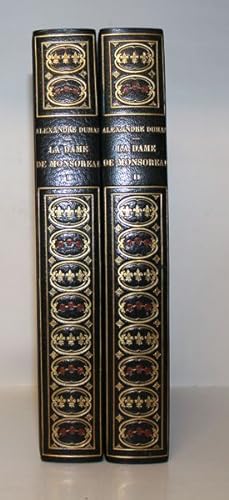 La Dame de Monsoreau. Rare exemplaire avec le catalogue de vente des dessins.