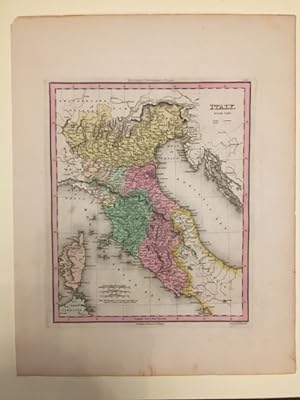 Italy North Part. [Alto centrale] Tanner's Universal Atlas. [alto destra] 50. [Basso centrale] Ph...