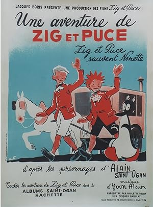 "ZIG ET PUCE SAUVENT NÉNETTE" Réalisé par Georges ROLLIN et Yvan NOË en 1953 avec Gilbert FORZANO...