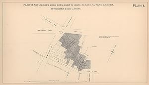 Plan of New Street from Long acre to King street, Covent Garden - Metropolitan Board of Works. "M...