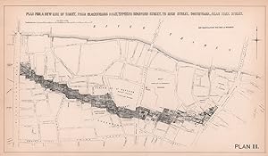 Plan for a new line of street, from Blackfriars Road, Opposite Stamford street, to High Street, S...