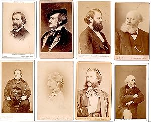 PHOTOGRAPH ALBUM. Carte-de-Visite Photographs of 19th Century European Composers
