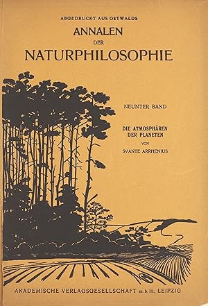 Die Atmosphären der Planeten. Offprint from: Oswalts Annalen der Naturphilosophie, Vol. 9.