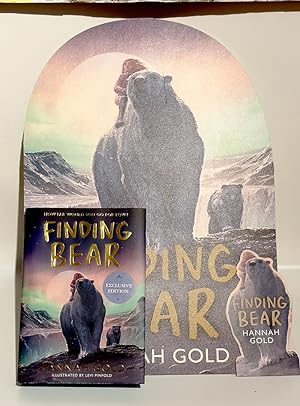 FINDING BEAR - Signed to the title page + Bookmark + Large board print with stan