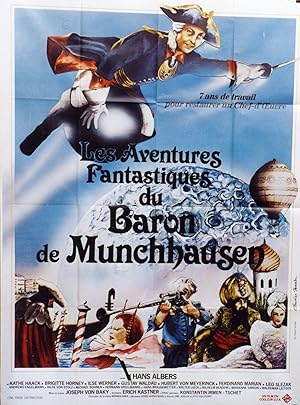 "LES AVENTURES DU BARON DE MUNCHHAUSEN" MUNCHHAUSEN / Réalisé par Joseph VON BAKY en 1943 avec Ha...