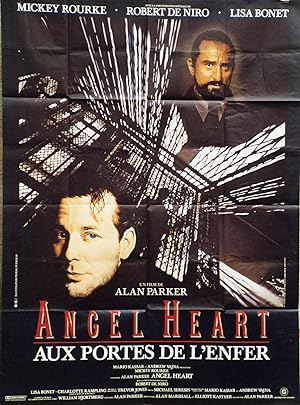 "ANGEL HEART" Réalisé par Alan PARKER en 1987 avec Mickey ROURKE, Robert DE NIRO / Affiche frança...