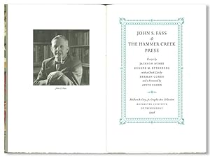 JOHN S. FASS & THE HAMMER CREEK PRESS .