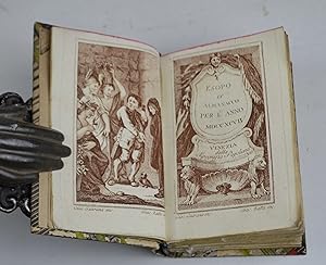 Esopo in almanacco per l'anno 1797. ove si trovano diverse favole, poesie e novelle morali, con i...