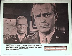 Judgement at Nuremberg Lot of Three Lobby Cards 1961 Spencer Tracy