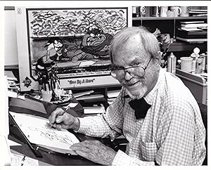 Original photograph of animator and voice artist Chuck Jones, circa 1980s