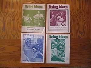 Early Run of Four (4) Issues of Living Blues Magazine (A Journal of the Black American Blues Trad...