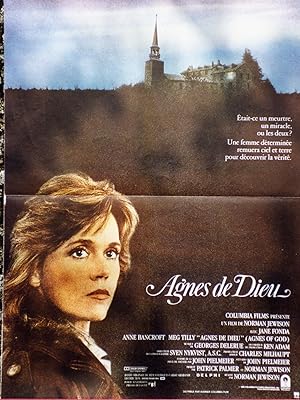 "AGNÈS DE DIEU (AGNES OF GOD)" Réalisé par Norman JEWISON en 1985 avec Jane FONDA / Affiche franç...