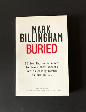 BURIED. UK Proof Copy, Signed.