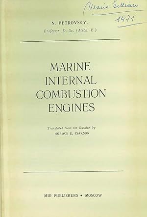 Marine internal combustion engines