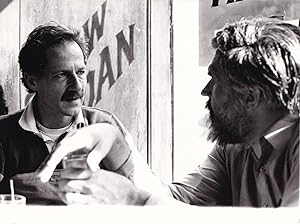Original photograph of Stan Brakhage and Werner Herzog, circa 1979