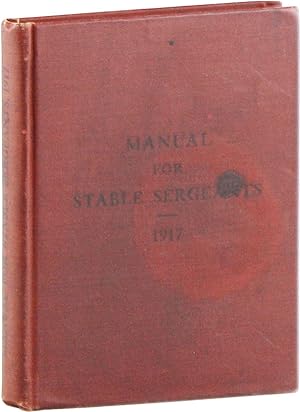 Manual for Stable Sergeants 1917