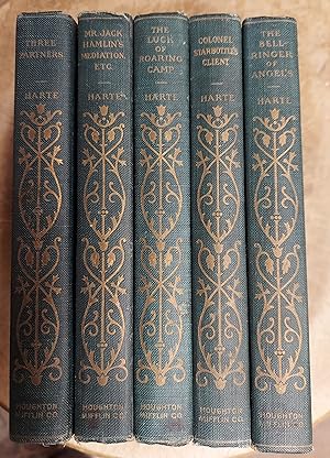 Set of Five Volumes By Bret Harte