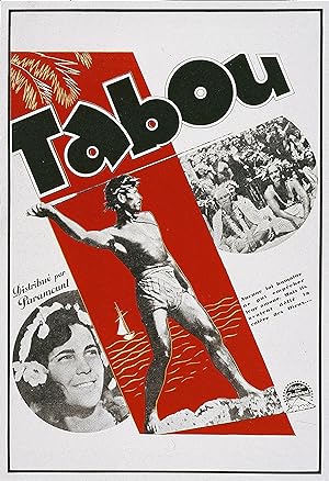 "TABOU" Réalisé par Friedrich Wilhelm MURNAU et Robert FLAHERTY en 1931 avec Anna CHEVALIER, MATA...