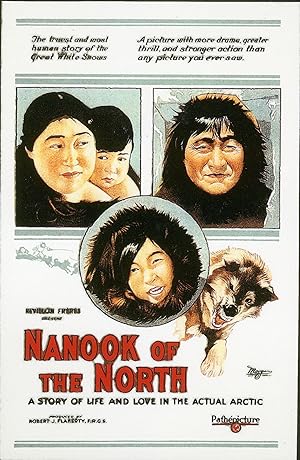 "NANOUK L'ESQUIMAU" Réalisé par Robert J. FLAHERTY en 1922 avec NANOUK et sa famille / Diapositiv...