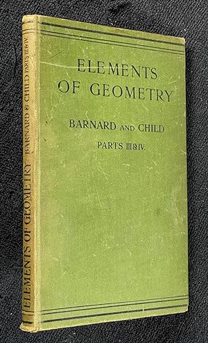 Elements of Geometry: Parts III-IV.