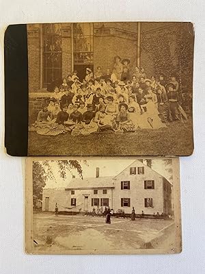 2 Original Photos of Early Women's Tennis Players, Circa 1880's