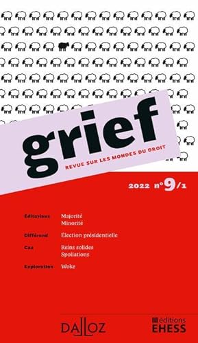 revue Grief n.9/1 (édition 2022)