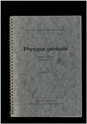 Physique générale : Physique des fluides, Hydrodynamique