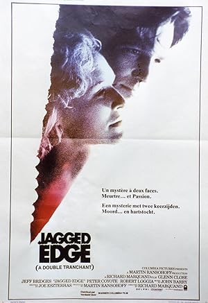 "A DOUBLE TRANCHANT (JAGGED EDGE)" Réalisé par Richard MARQUAND en 1985 avec Glenn CLOSE, Jeff BR...