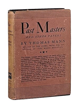 Past Masters and Other Papers