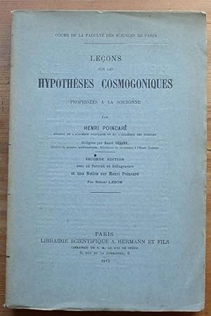 Leçons sur les hypothèses cosmogoniques professées à la Sorbonne