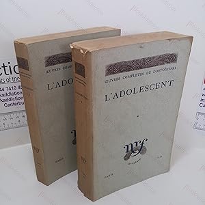 L'Adolescent (Editions de la Nouvelle Revue Francaise) (2 volumes)
