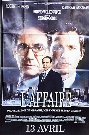 "L'AFFAIRE" Réalisé par Sergio GOBBI en 1994 avec Robert HOSSEIN, Bruno WOLKOWITCH, F. Murray ABR...