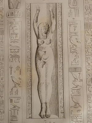 Voyage dans la Basse et Haute Egypte : Planche 118 (Hiéroglyphes, bas-reliefs et obélisques).