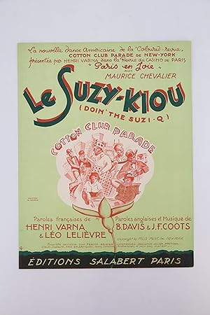 Partition piano et chant "Le Suzy-Kiou (Doin' the Suzi-Q)"
