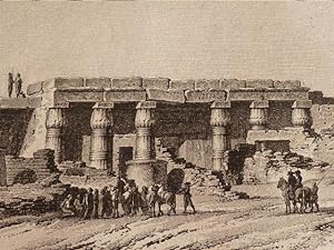 Voyage dans la Basse et Haute Egypte : 1. Temple d'Appolinopolis magna à Etfu. 2. Situation d'Etf...