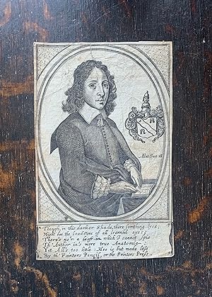 [The original portrait frontispiece to Hoddesdon's 1650 publication Sion and Parnassus, or Epigra...
