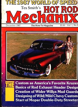 Hot Rod Mechanix V.1 #3 Dec. 1987 Custom Mercury Wider Willys Chevy Kruzer