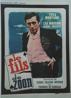 "LE FILS" Réalisé par Pierre GRANIER-DEFERRE en 1973 avec Yves MONTAND / Affichette originale bel...