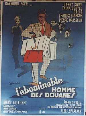 "L'ABOMINABLE HOMME DES DOUANES" Réalisé par Marc ALLEGRET en 1962 avec Darry COWL, Taina BERYLL,...