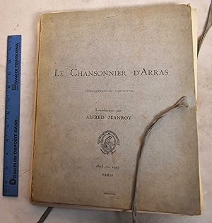 Le Chansonnier d'Arras: Reproduction en Phototypie